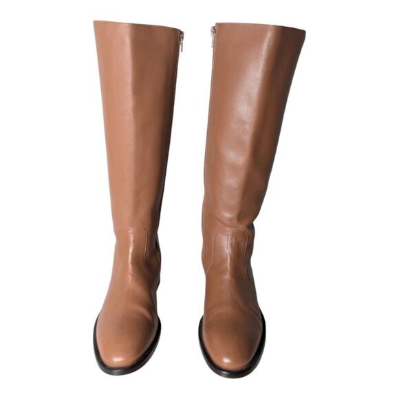 J CREW Quinn Tall Leather Riding Boot Size 6 - Picture 4 of 9